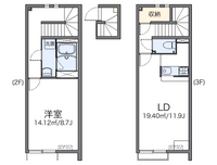 レオネクストＵ 間取り図