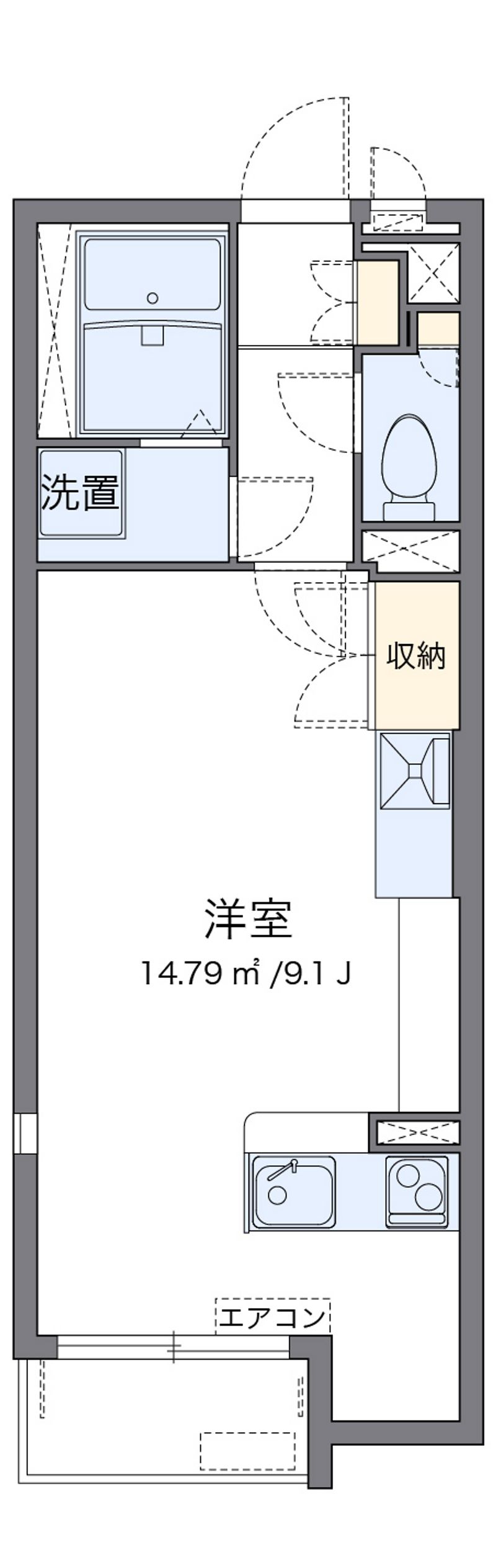 ミランダ高江Ｋ 間取図