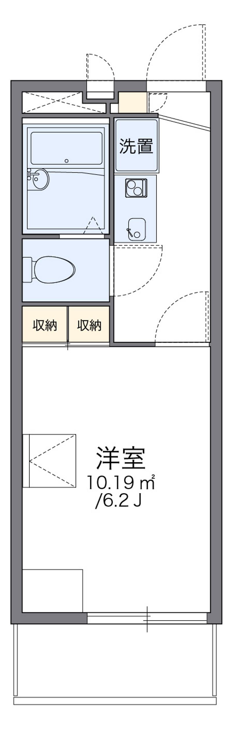 レオパレスＡＩＫＥＮ 間取図