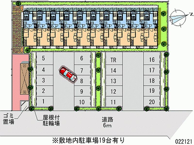 22121 Monthly parking lot