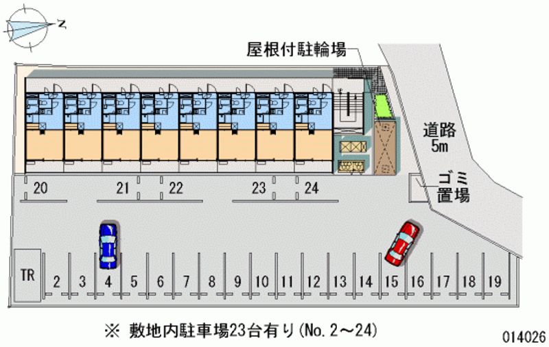 14026 Monthly parking lot