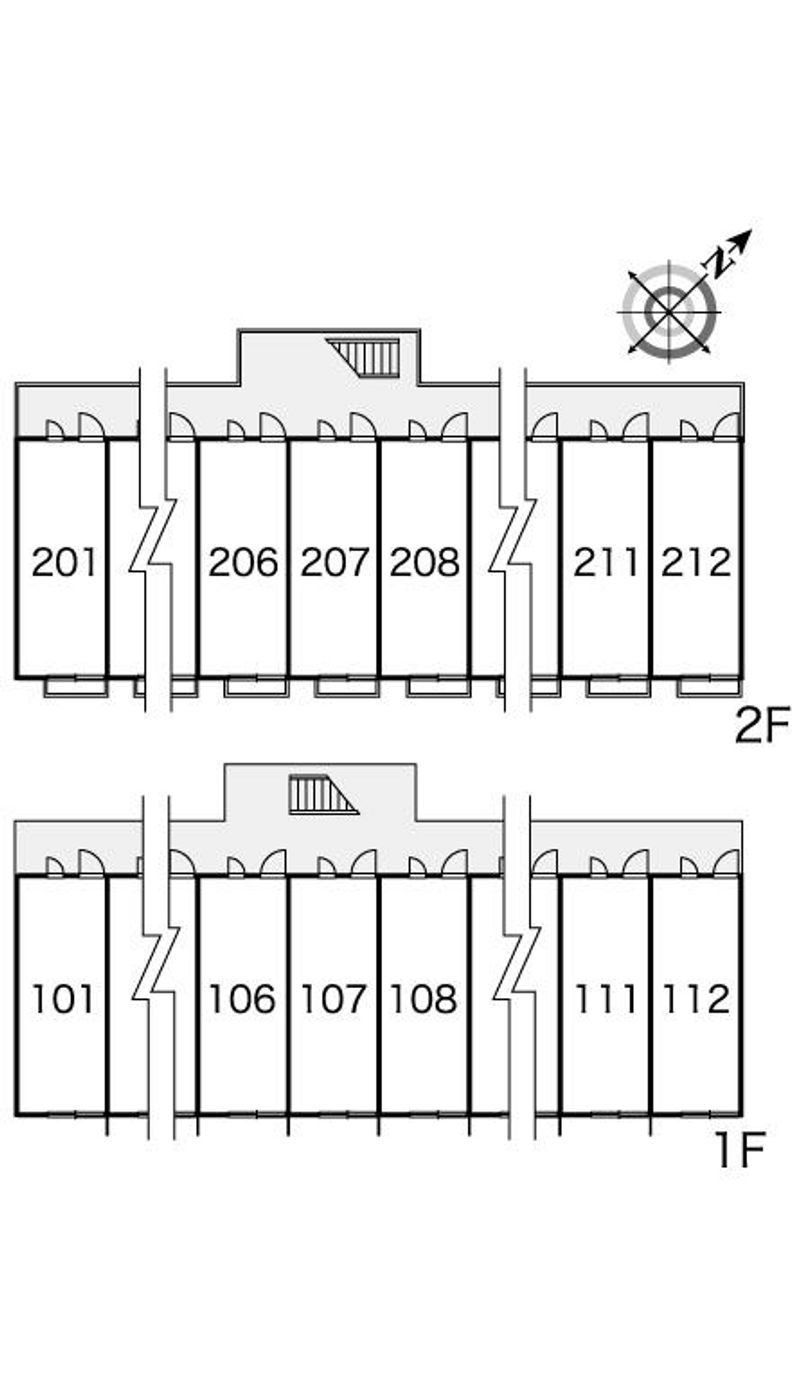 レオパレス宙 間取配置図
