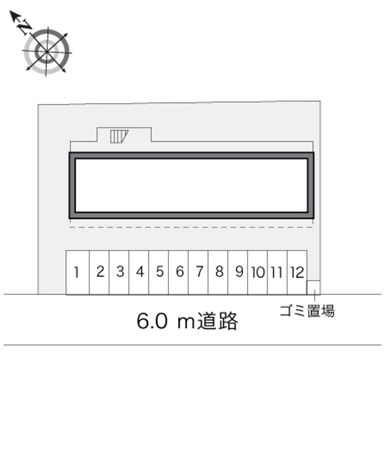 レオパレスシーサー館 配置図