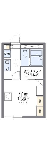 レオパレスエムス 間取り図