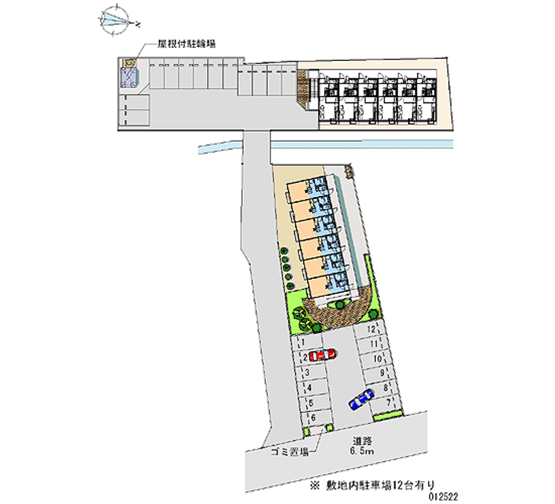 12522 Monthly parking lot