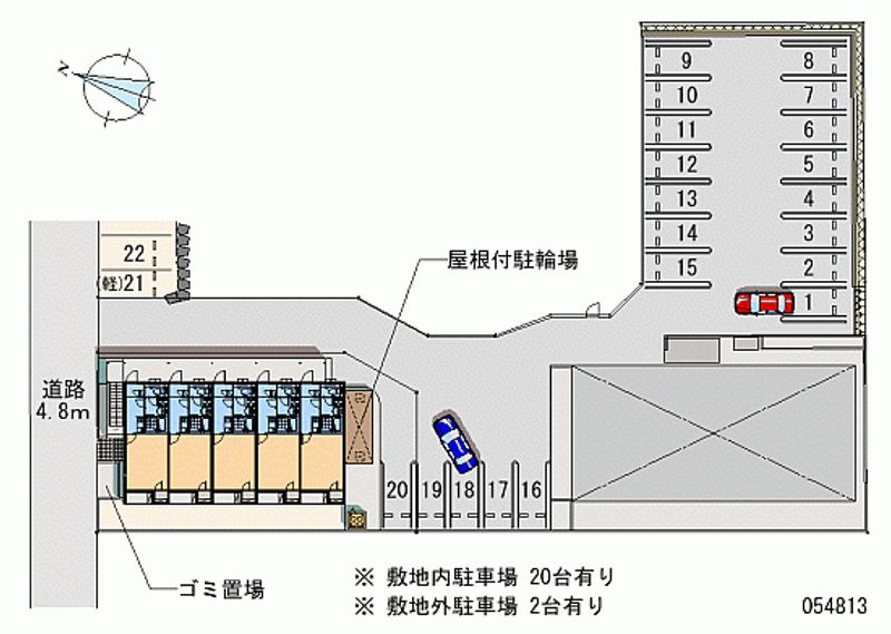 54813月租停車場