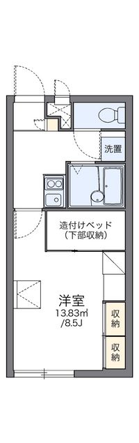 レオパレスラルゴ 間取り図