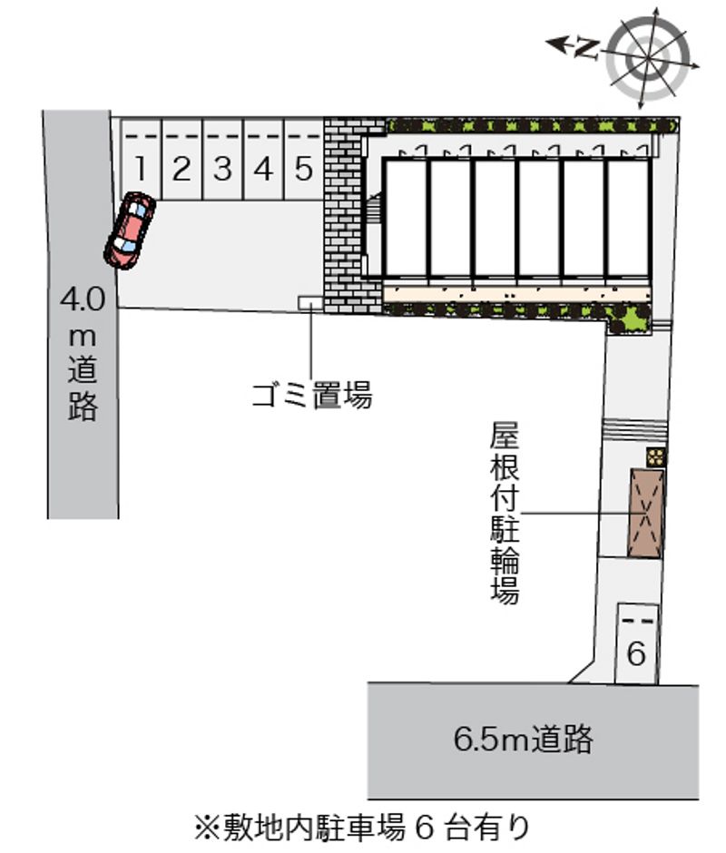 レオパレス山野 配置図