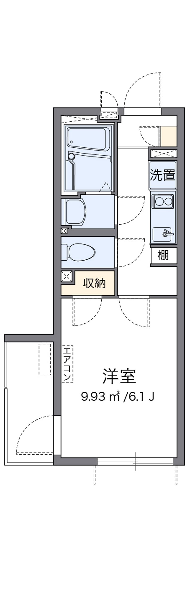 クレイノゆうり 間取図