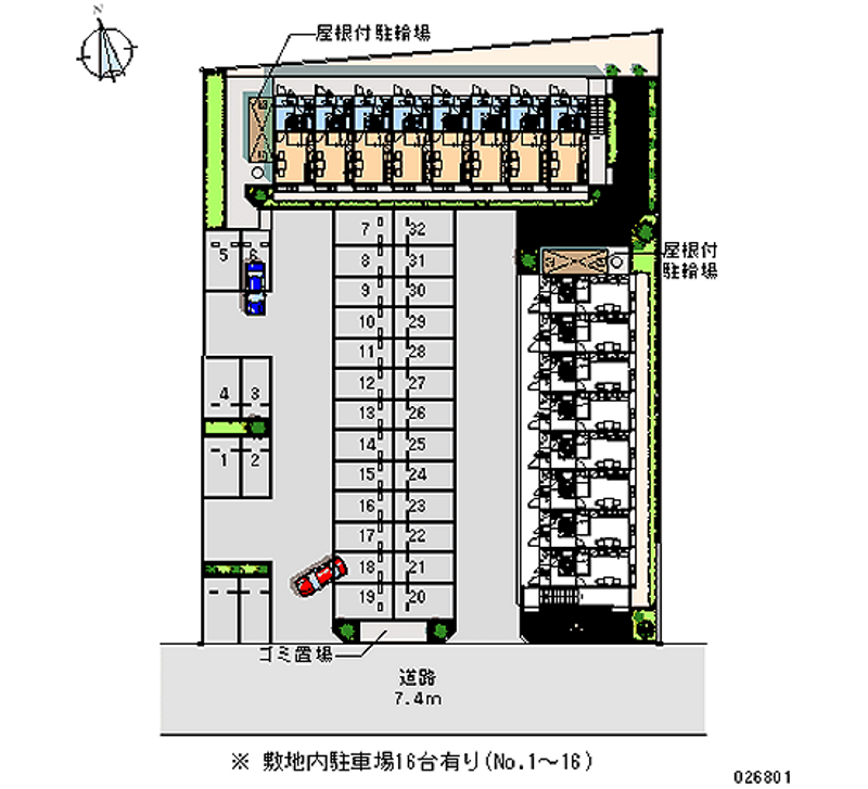 26801 bãi đậu xe hàng tháng