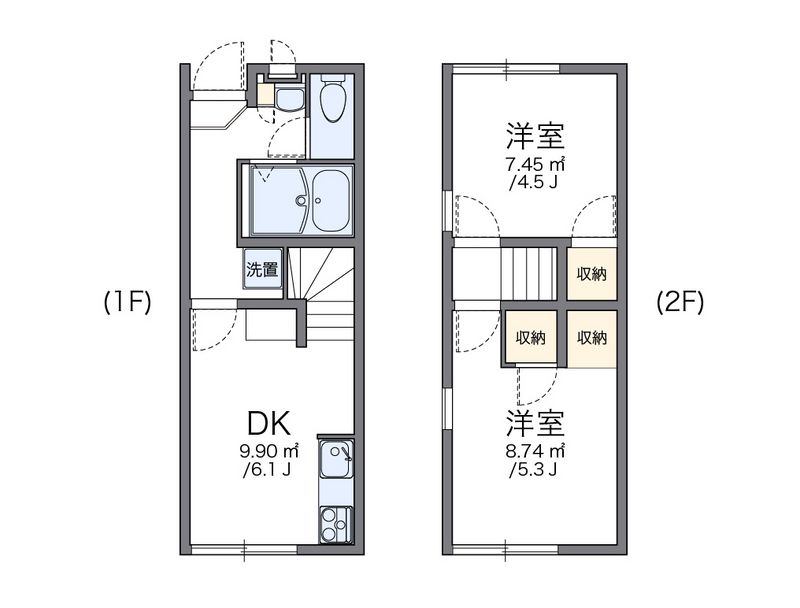 レオパレス幸田Ｃ 間取図