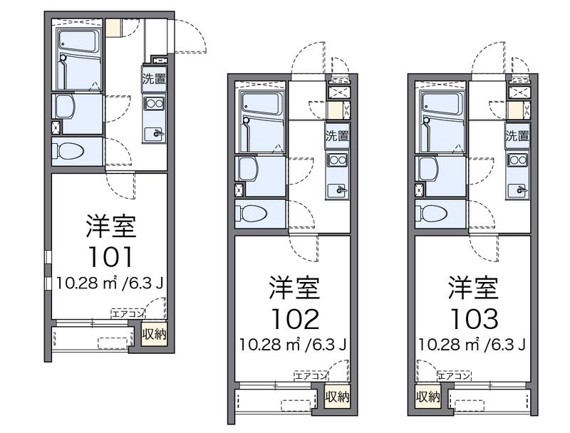 クレイノＮＥＷ　ＧＲＥＥＮⅢ 間取図