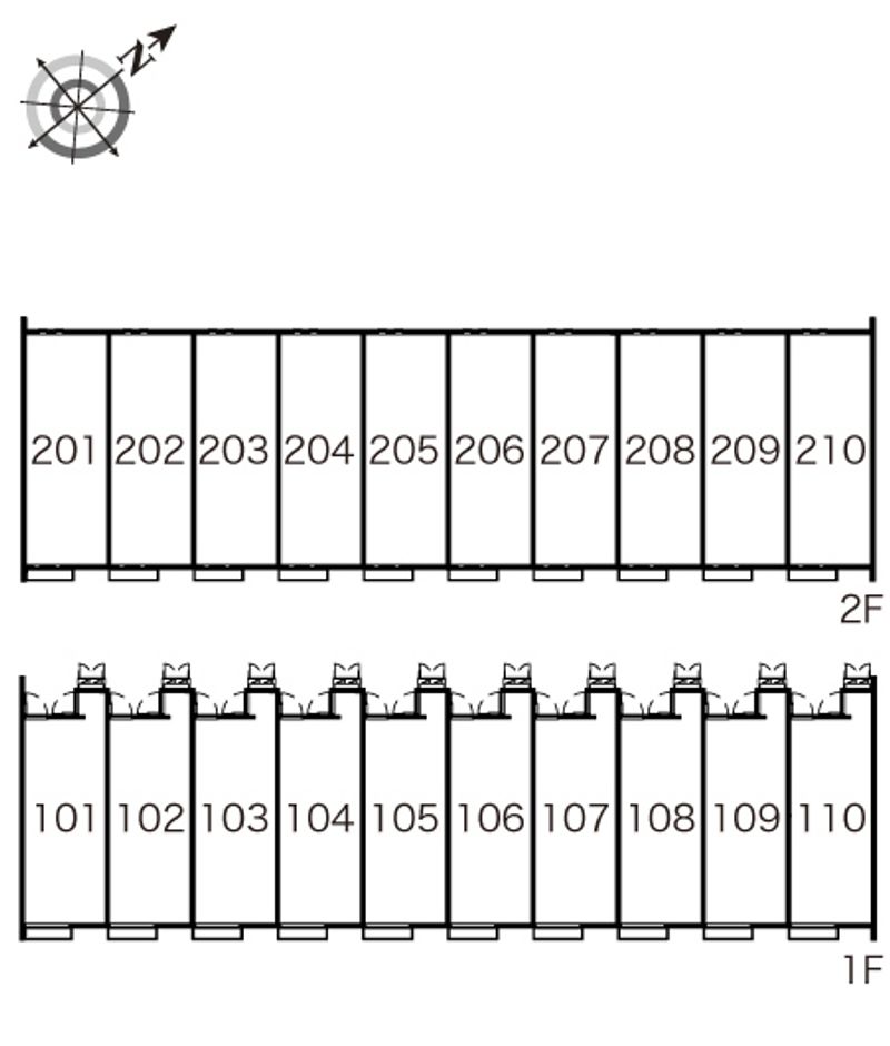 レオネクストグラシューズ 間取配置図