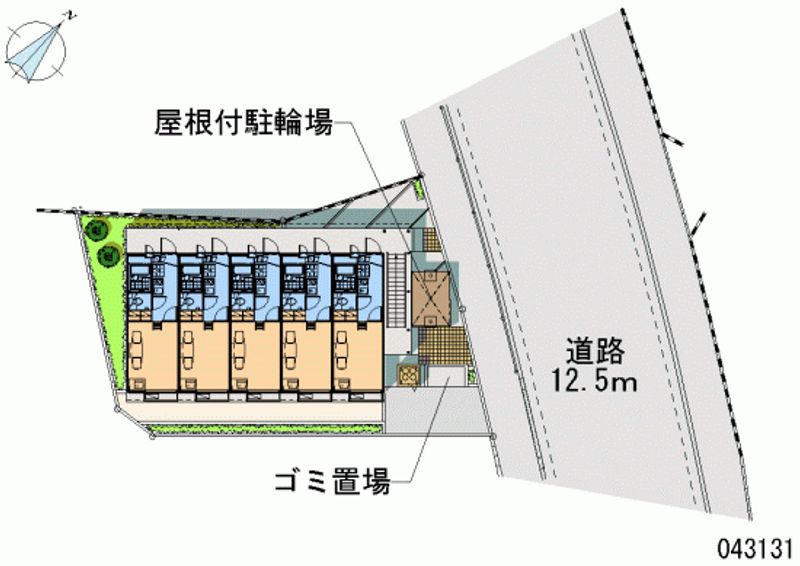レオパレスミーコーポ　マチヤ２ 区画図