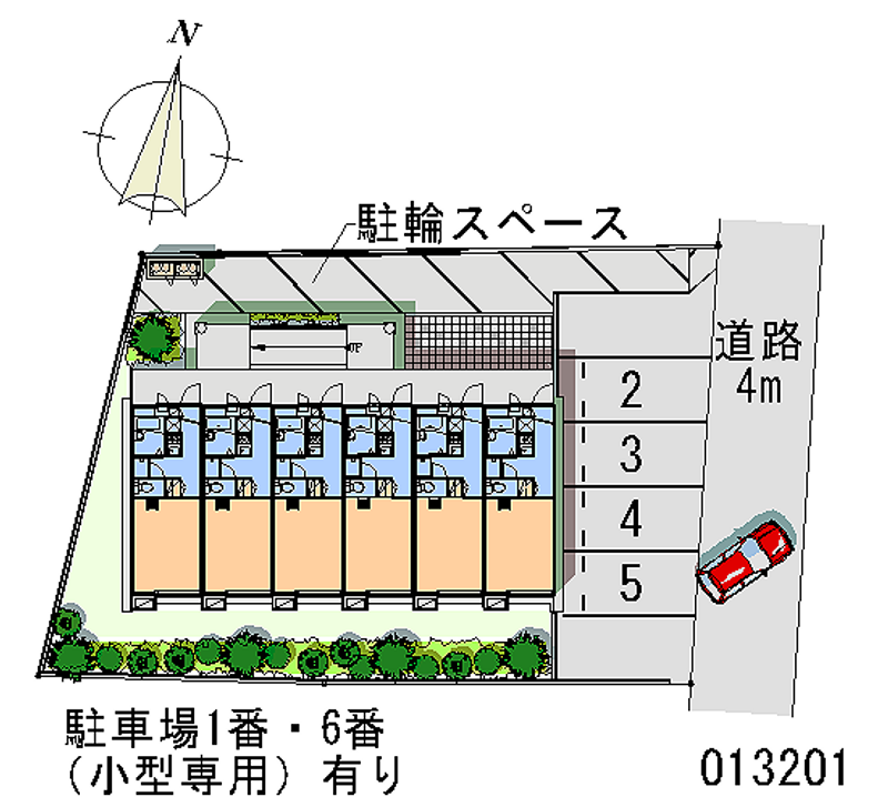 レオパレスドールパーク 月極駐車場