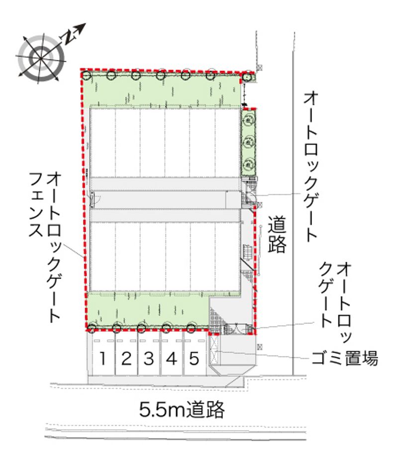 レオパレスＫ＆Ｈ 配置図