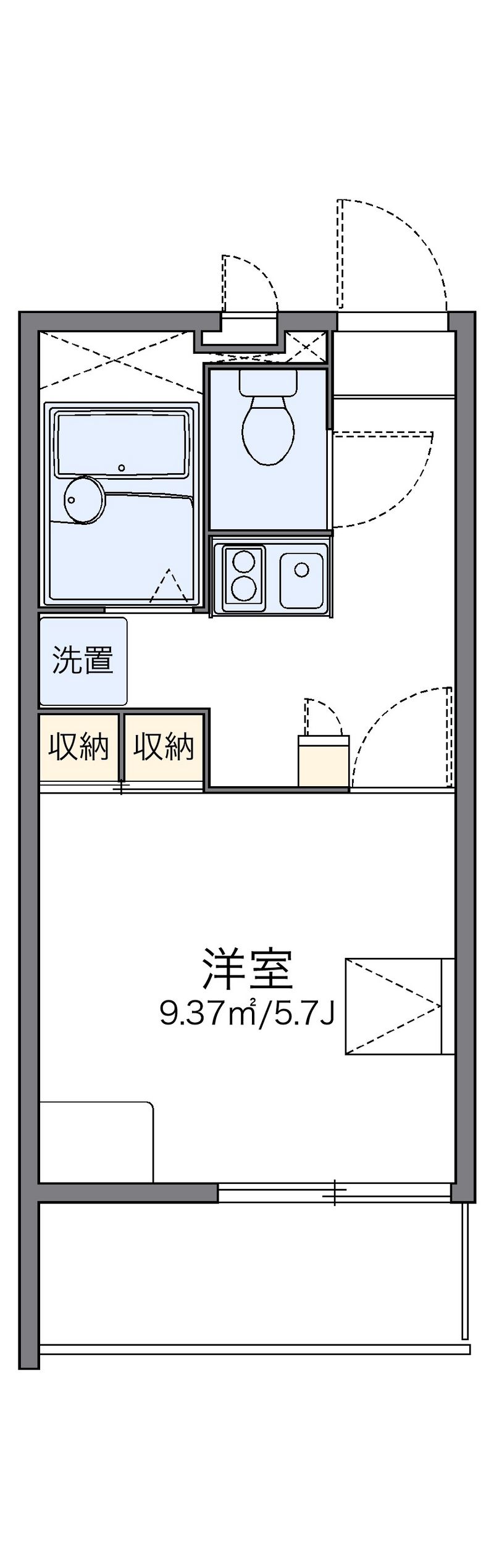 leopalace Hamura Floor plan