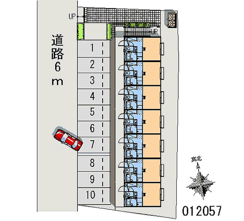 レオパレス萩原Ⅱ 月極駐車場