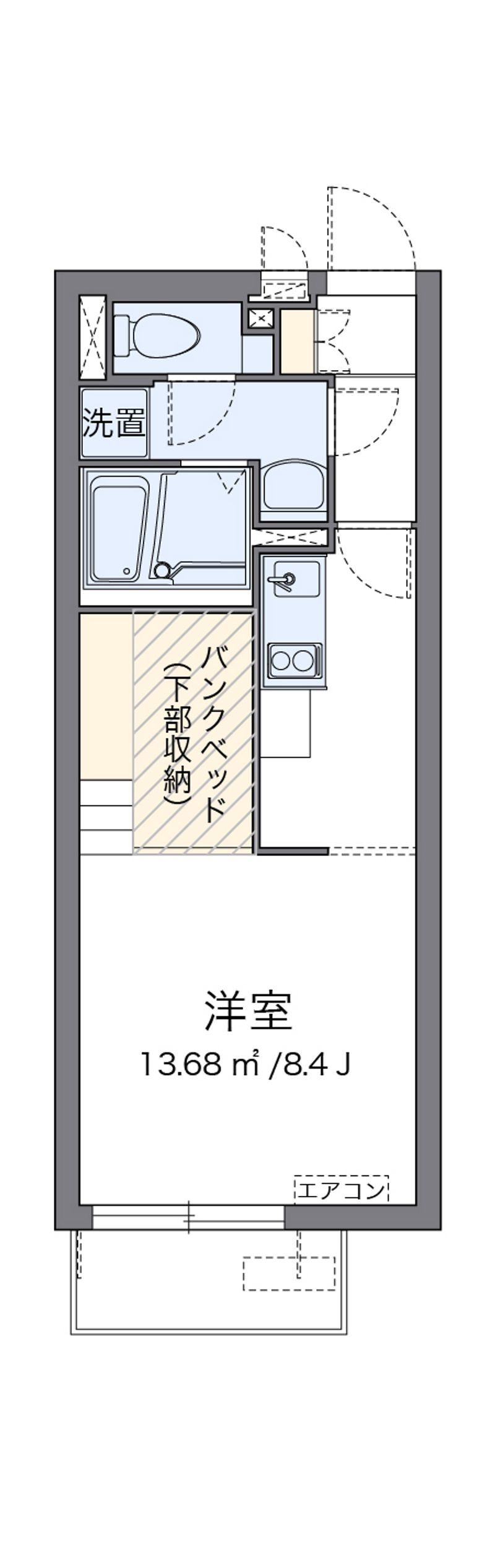 ミランダコンフォート倉敷 間取図