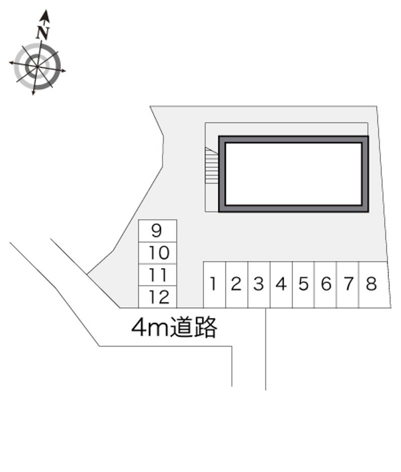 レオパレスイースト 配置図