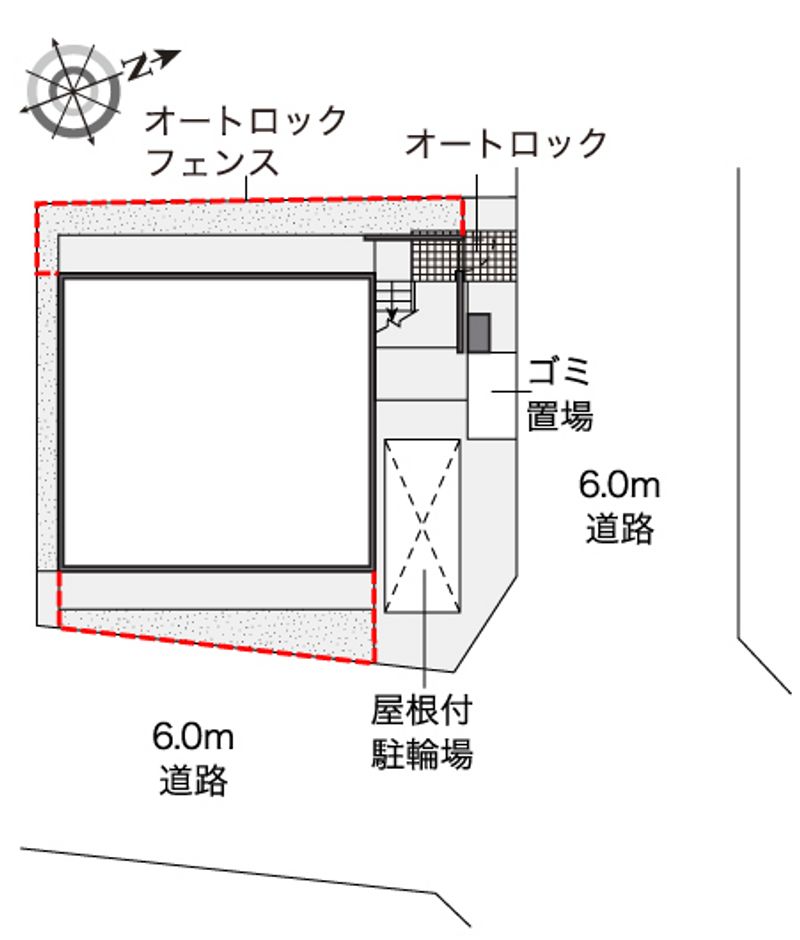 レオパレスひかり 配置図