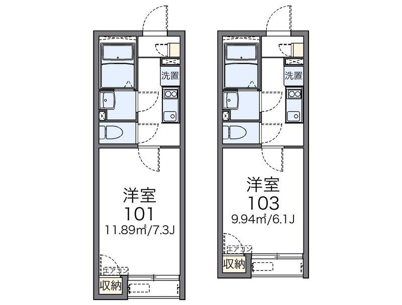 レオネクストウエスト早稲田 間取図