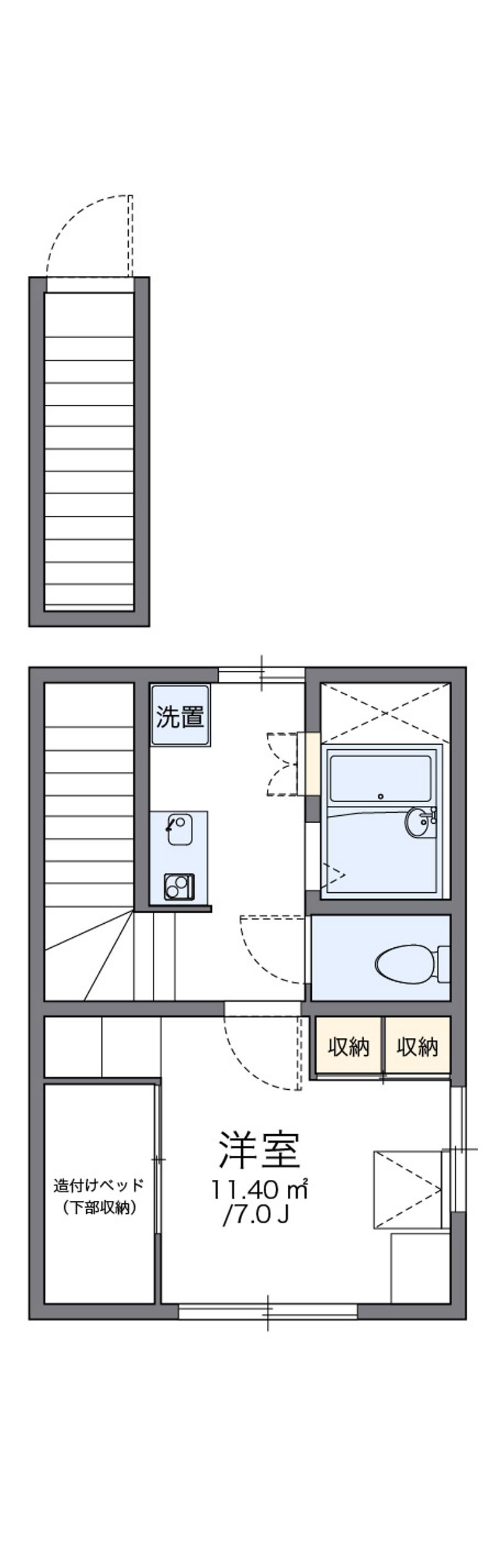 レオパレスさくら 間取り