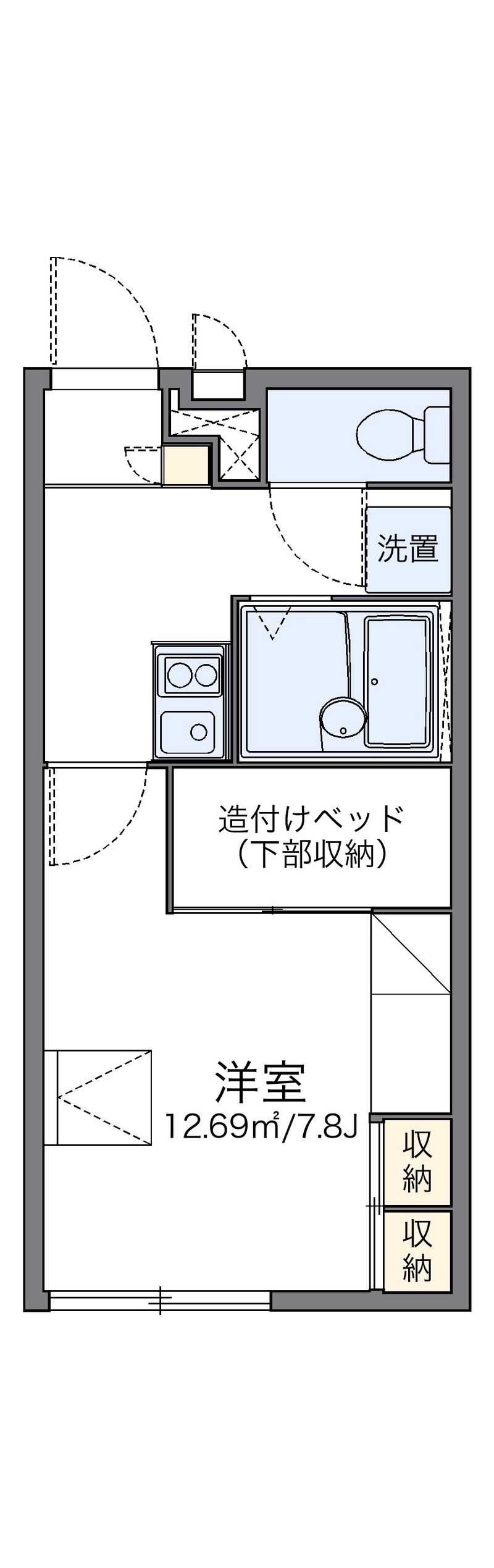 レオパレスチロルα 間取図