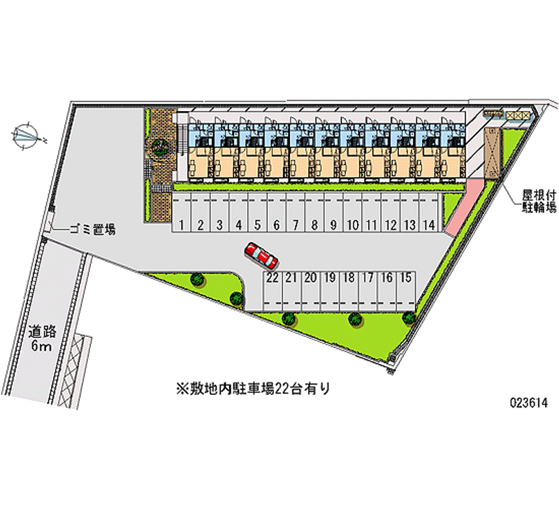 23614 Monthly parking lot