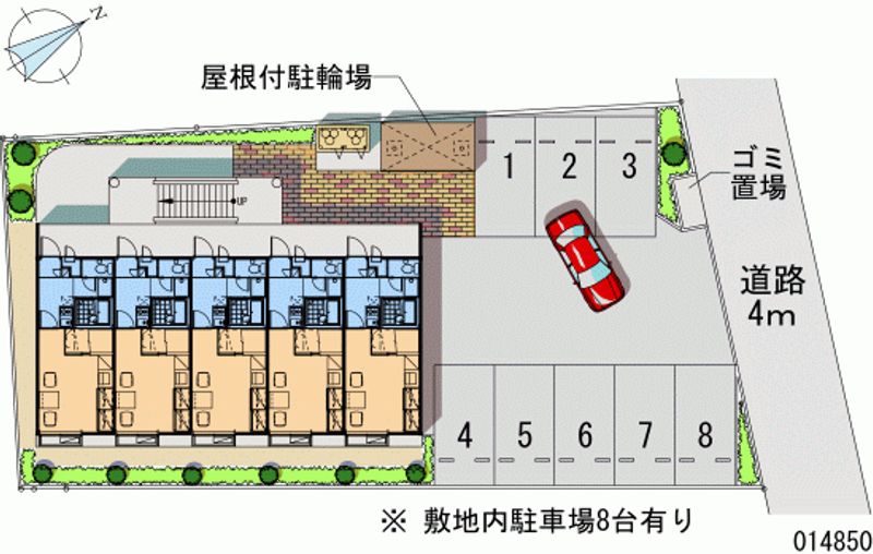 レオパレスパストラルＢ 月極駐車場