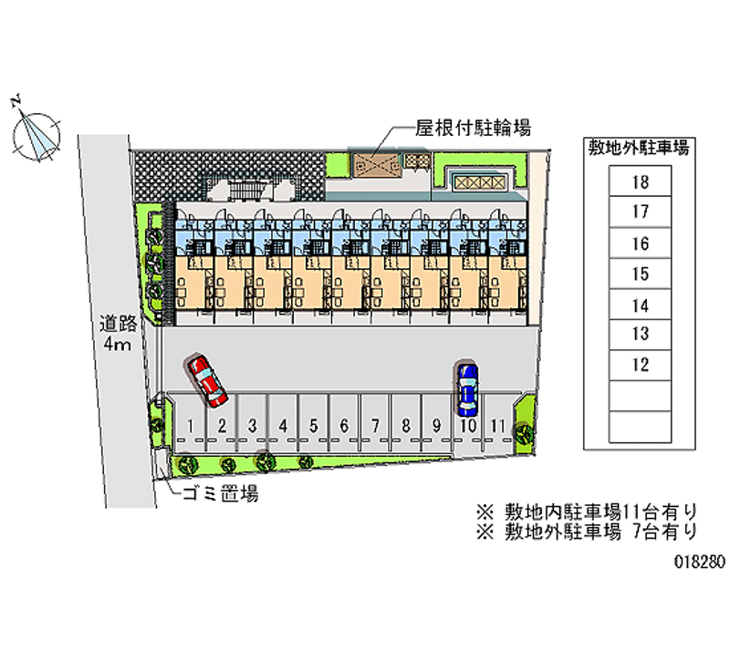 18280月租停车场