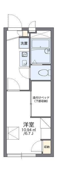 レオパレスヤングフォレストＡ 間取り図