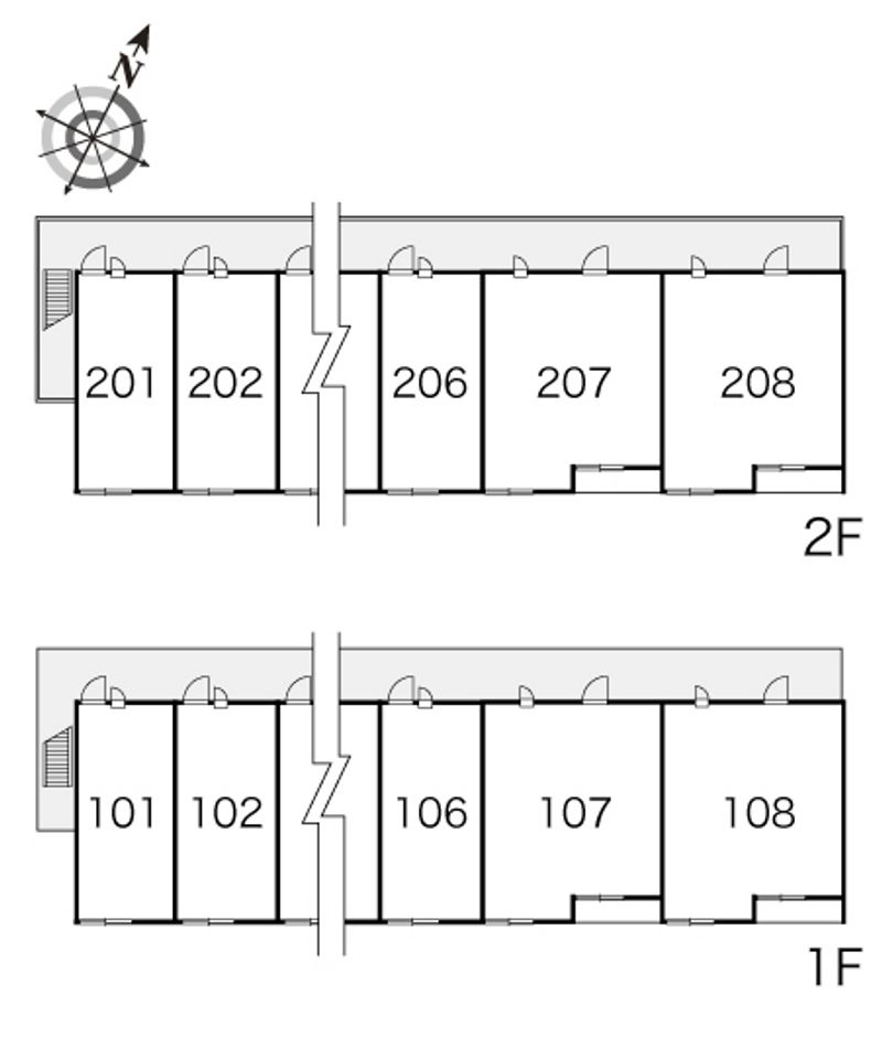 レオパレスエスペランサ 間取配置図