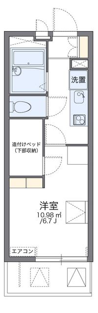 レオパレス小本本町 間取り図