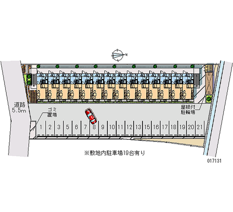 17131 Monthly parking lot