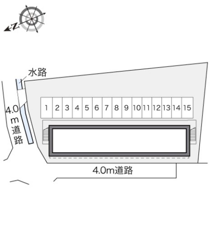 レオパレスセジュール 駐車場