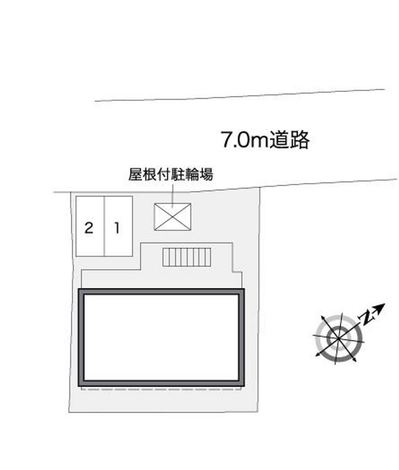 レオパレスリバータウン２０ 配置図