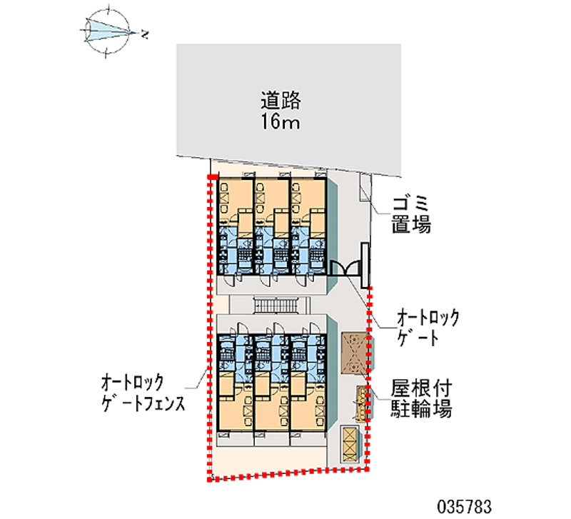レオパレスＡＯＩ 区画図