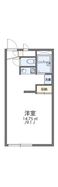 レオパレスウィル 間取図