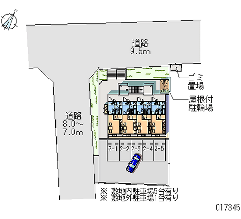 17345 Monthly parking lot