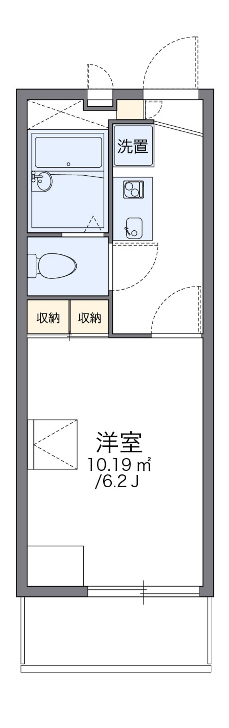 レオパレス長橋タウン 間取図
