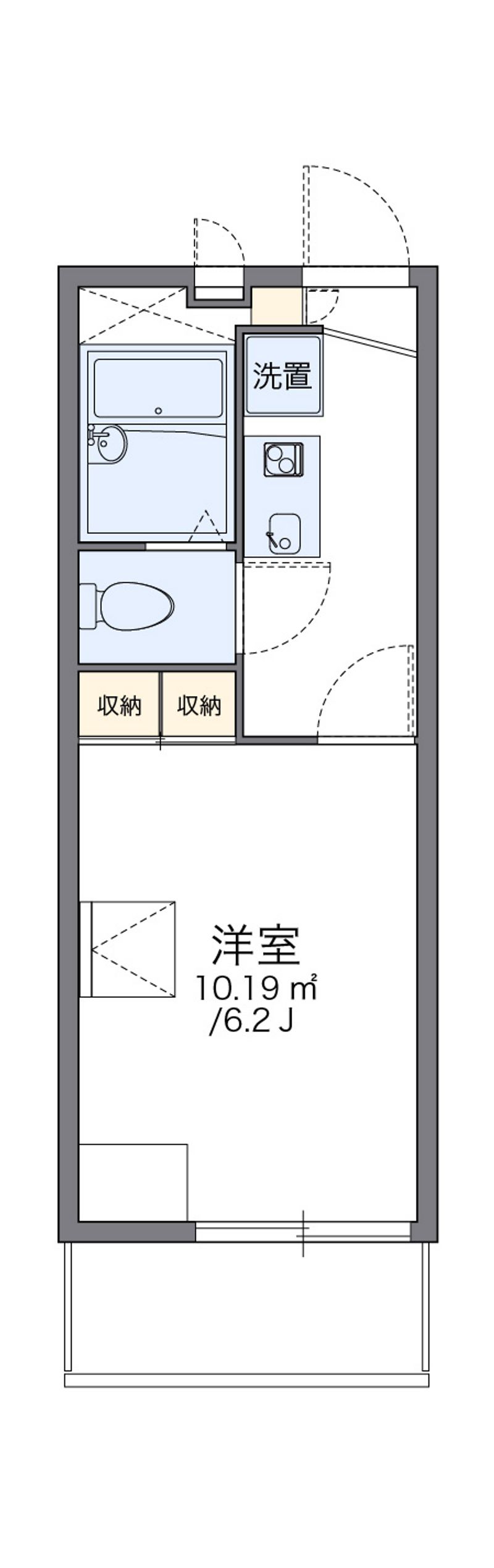 レオパレス原宿 間取図