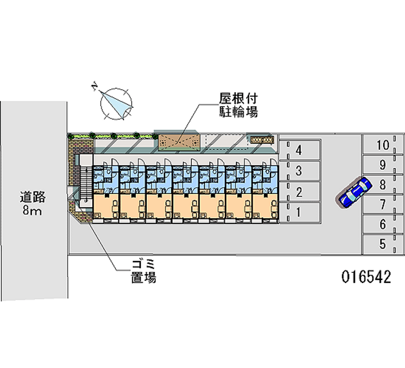 レオパレス志芸乃 月極駐車場