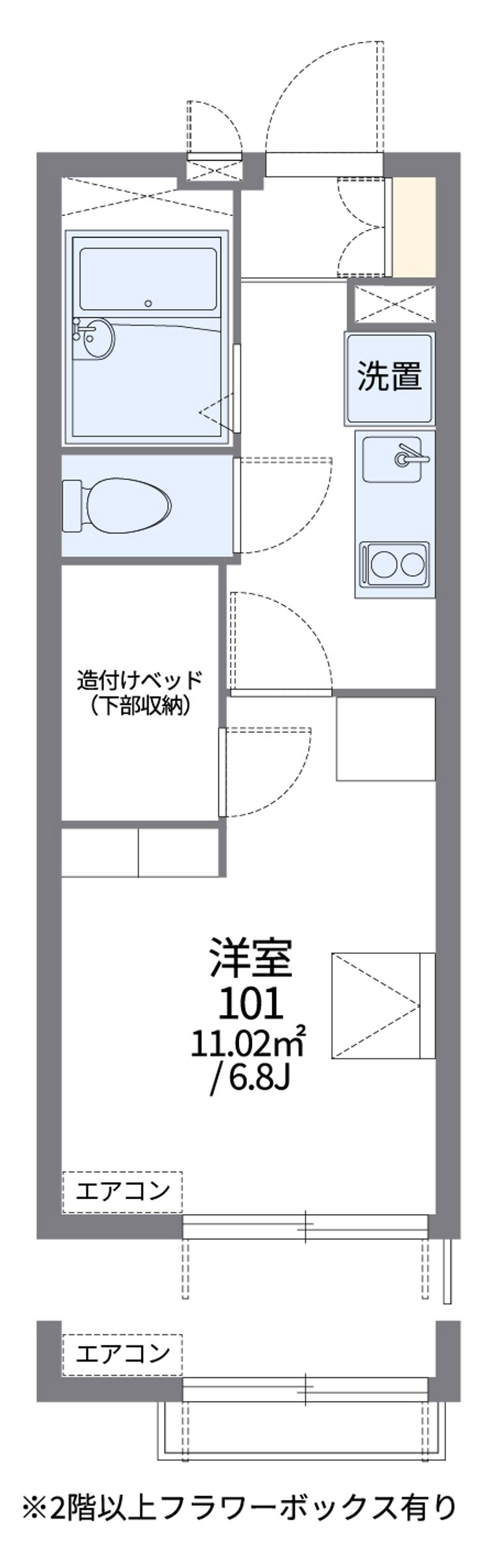 レオパレス栞ＴＯＤＡ 間取図
