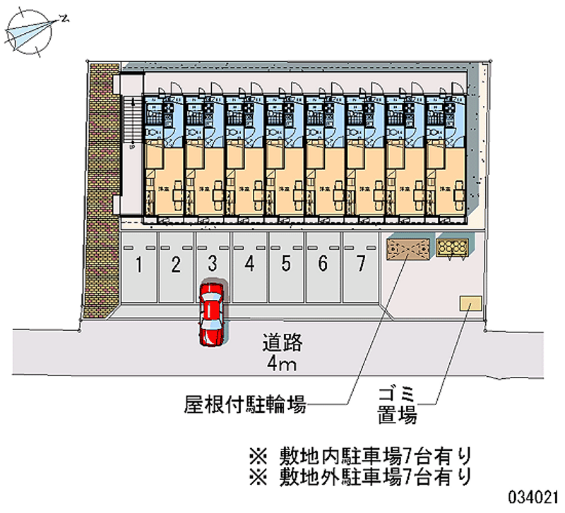 34021 Monthly parking lot