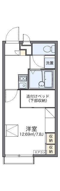 レオパレス北原 間取り図