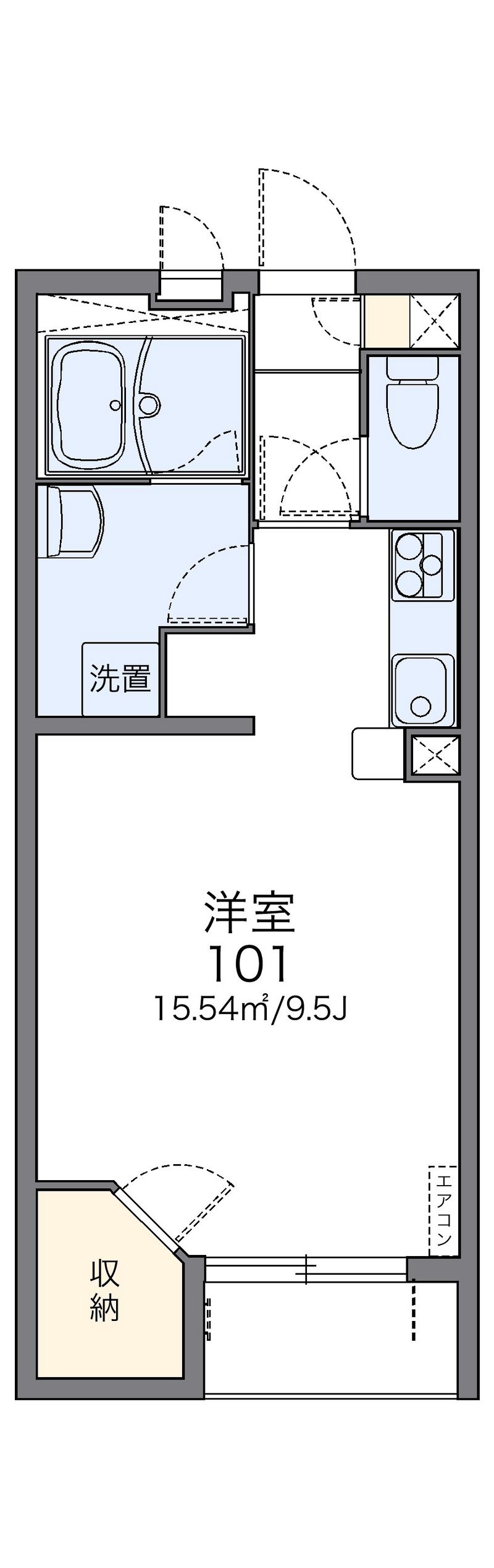 レオネクスト清見台東 間取図