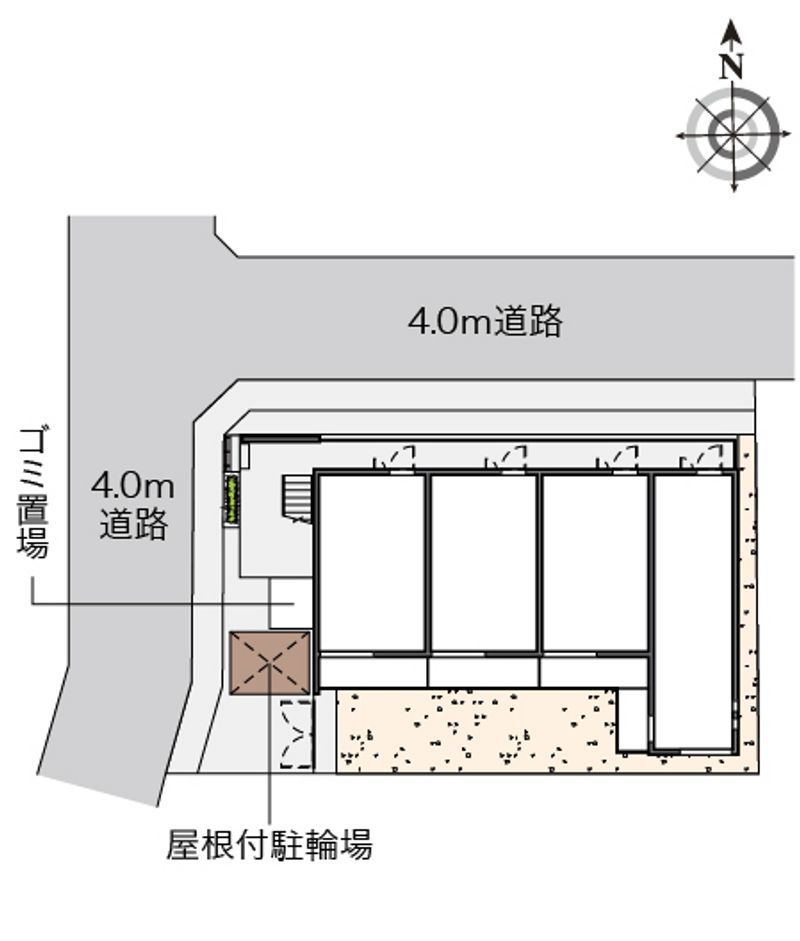 クレイノ葵芳　１号館 配置図
