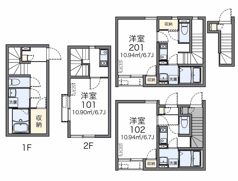 レオネクスト原アパート 間取図