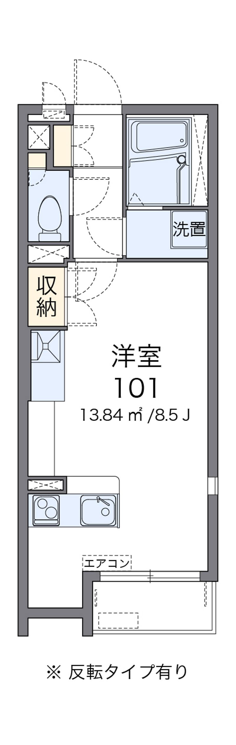 ミランダＳｏｕｔｈ　Ｖｉｅｗ 間取図